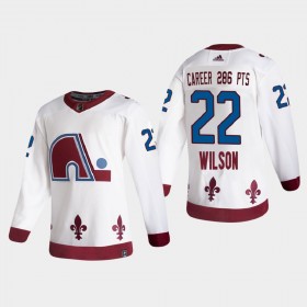 Colorado Avalanche Colin Wilson 22 2020-21 Reverse Retro Authentic Shirt - Mannen